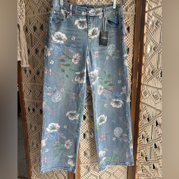 Flamingals Denim - Flamingals Floral Denim Jeans